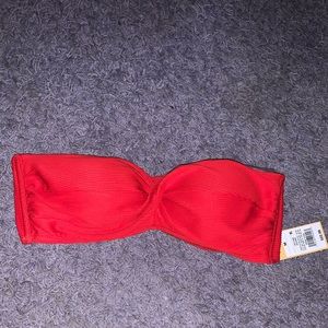 Strapeless bikini top